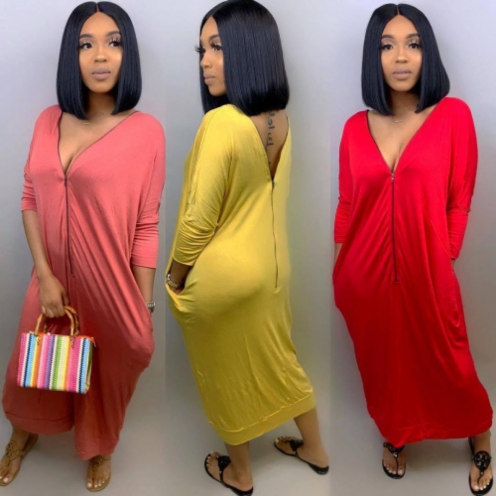 Pink Dress 3/4 sleeve